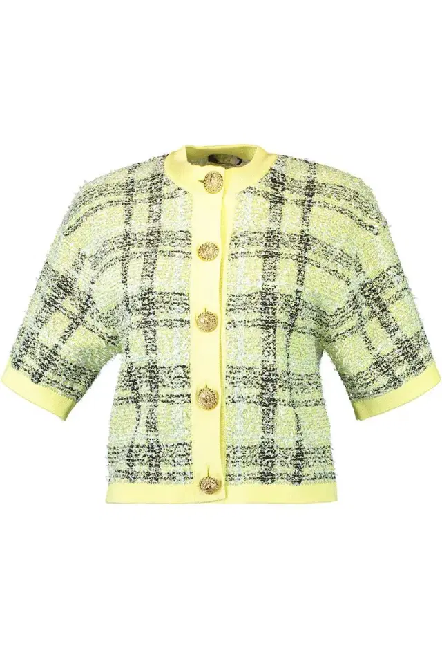 Buttoned Shiny Top Buttoned Shiny Top