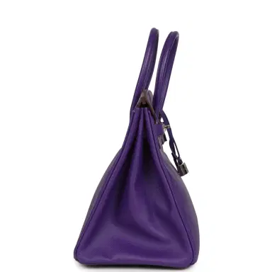 HERMÈS Pre-owned Hermes Birkin 35 Crocus Epsom Palladium Hardware | Thumbnail 4 HERMÈS Pre-owned Hermes Birkin 35 Crocus Epsom Palladium Hardware | Thumbnail 4
