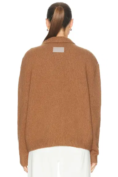 Aya Muse x REVOLVE Knit Zip Up Jacket With Collar | Thumbnail 6 Aya Muse x REVOLVE Knit Zip Up Jacket With Collar | Thumbnail 6