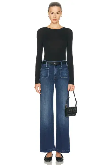Mother The Hustler Roller Patch Pocket Skimp Jeans | Thumbnail 7 Mother The Hustler Roller Patch Pocket Skimp Jeans | Thumbnail 7