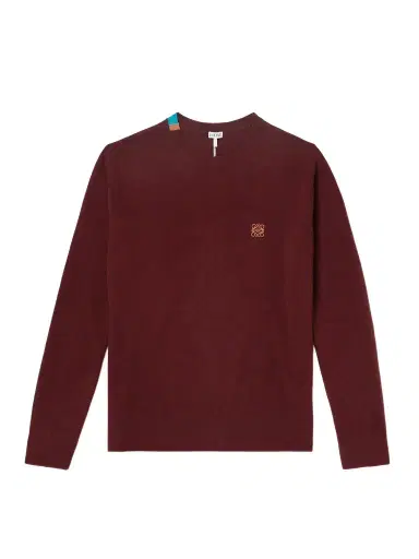 Loewe Anagram Embroidered Wool-Blend Sweater - Men | Thumbnail 1 Loewe Anagram Embroidered Wool-Blend Sweater - Men | Thumbnail 1