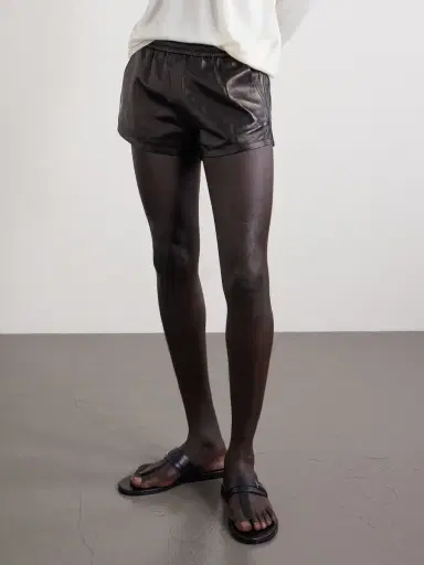 Tom Ford Slim-Fit Leather Shorts - Men | Thumbnail 3 Tom Ford Slim-Fit Leather Shorts - Men | Thumbnail 3