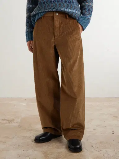 Loewe Straight-Leg Cotton-Corduroy Trousers - Men | Thumbnail 3 Loewe Straight-Leg Cotton-Corduroy Trousers - Men | Thumbnail 3