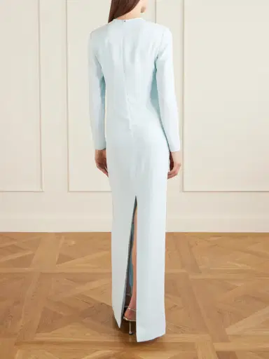 Costarellos Zarie Crystal-embellished Crepe Gown | Thumbnail 3 Costarellos Zarie Crystal-embellished Crepe Gown | Thumbnail 3