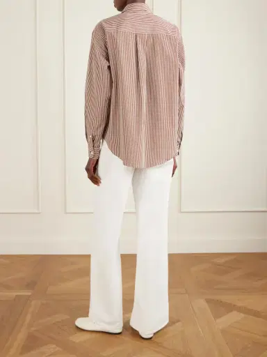 Comme Si La Classica Striped Cotton-poplin Shirt | Thumbnail 4 Comme Si La Classica Striped Cotton-poplin Shirt | Thumbnail 4