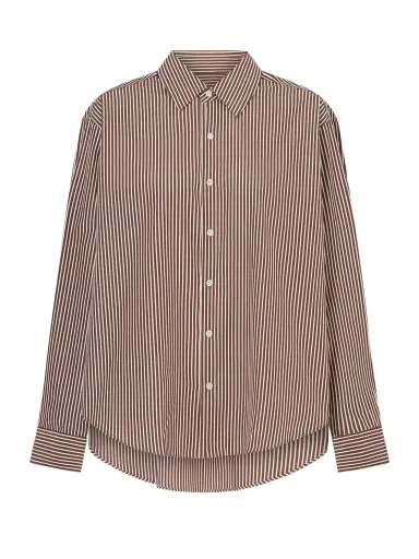 Comme Si La Classica Striped Cotton-poplin Shirt | Thumbnail 1 Comme Si La Classica Striped Cotton-poplin Shirt | Thumbnail 1