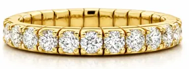 Wish Fine Jewelry 1.29ct Diamond 14K Gold Eternity Ring | Thumbnail 1 Wish Fine Jewelry 1.29ct Diamond 14K Gold Eternity Ring | Thumbnail 1
