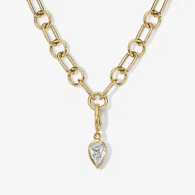 Stephanie Gottlieb Airy Oval Round Chain Necklace | Thumbnail 2 Stephanie Gottlieb Airy Oval Round Chain Necklace | Thumbnail 2