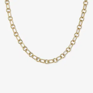 Stephanie Gottlieb Airy Oval Round Chain Necklace | Thumbnail 3 Stephanie Gottlieb Airy Oval Round Chain Necklace | Thumbnail 3