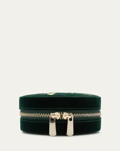Wolf Zoe Round Travel Jewelry Case | Thumbnail 4 Wolf Zoe Round Travel Jewelry Case | Thumbnail 4
