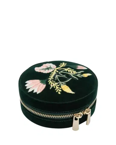Wolf Zoe Round Travel Jewelry Case | Thumbnail 1 Wolf Zoe Round Travel Jewelry Case | Thumbnail 1
