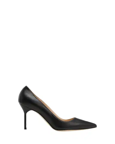 Manolo Blahnik Lambskin Leather Stiletto Pumps | Thumbnail 1 Manolo Blahnik Lambskin Leather Stiletto Pumps | Thumbnail 1