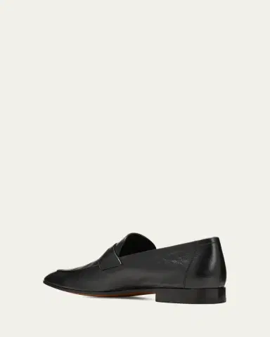 Berluti Men's Lorenzo Kangaroo Leather Loafers | Thumbnail 3 Berluti Men's Lorenzo Kangaroo Leather Loafers | Thumbnail 3