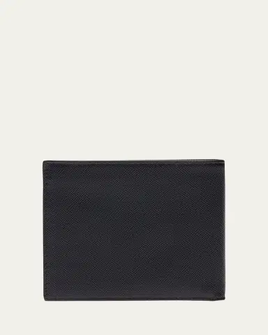 Prada Men's Saffiano Leather Bi-Fold Wallet | Thumbnail 4 Prada Men's Saffiano Leather Bi-Fold Wallet | Thumbnail 4