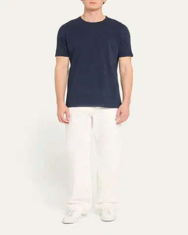 Gabriela Hearst Men's Bandeira Solid T-Shirt | Thumbnail 2 Gabriela Hearst Men's Bandeira Solid T-Shirt | Thumbnail 2