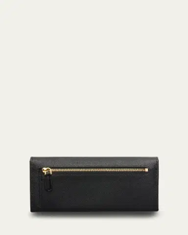 Prada Bifold Flap Leather Long Wallet | Thumbnail 3 Prada Bifold Flap Leather Long Wallet | Thumbnail 3