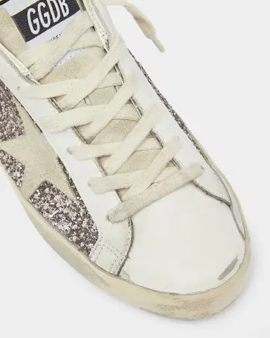 Golden Goose Superstar Leather Glitter Low-Top Sneakers | Thumbnail 5 Golden Goose Superstar Leather Glitter Low-Top Sneakers | Thumbnail 5