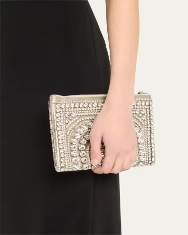 Anya Hindmarch Georgiana Small Crystal Clutch Bag | Thumbnail 2 Anya Hindmarch Georgiana Small Crystal Clutch Bag | Thumbnail 2