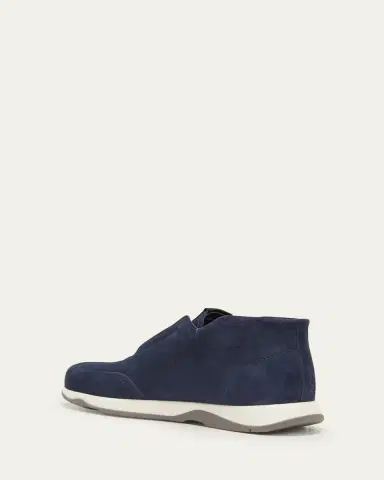 Berluti Men's Echappee Suede Slip-On Loafer Boots | Thumbnail 4 Berluti Men's Echappee Suede Slip-On Loafer Boots | Thumbnail 4