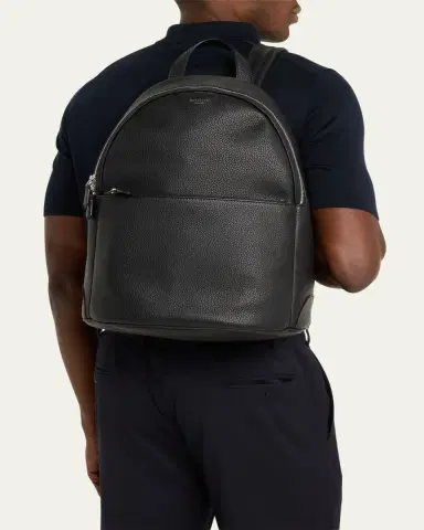 Serapian Men's Cachemire Leather Backpack | Thumbnail 2 Serapian Men's Cachemire Leather Backpack | Thumbnail 2