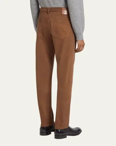 ZEGNA Men's City Fit Stretch Gabardine 5-Pocket Pants | Thumbnail 2 ZEGNA Men's City Fit Stretch Gabardine 5-Pocket Pants | Thumbnail 2