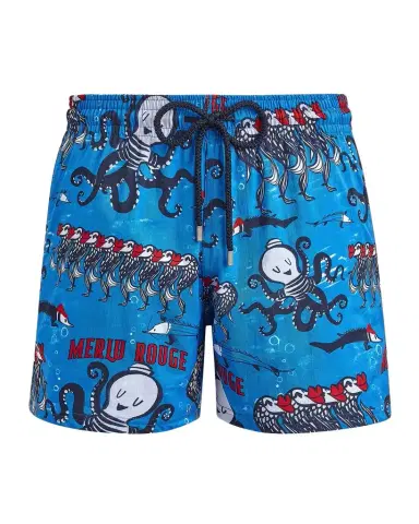 Vilebrequin Men 's Merlu Rouge Swim Shorts | Thumbnail 1 Vilebrequin Men 's Merlu Rouge Swim Shorts | Thumbnail 1