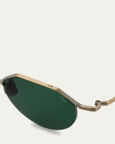 Eyevan Men's 185 Titanium Oval Sunglasses | Thumbnail 4 Eyevan Men's 185 Titanium Oval Sunglasses | Thumbnail 4