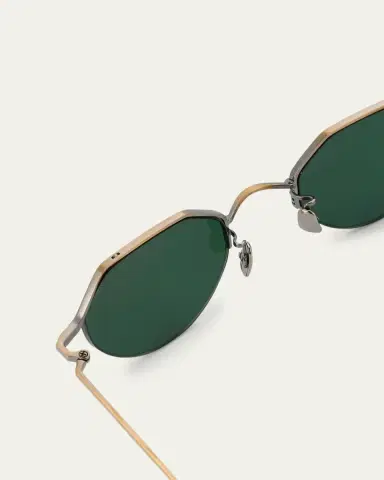 Eyevan Men's 185 Titanium Oval Sunglasses | Thumbnail 5 Eyevan Men's 185 Titanium Oval Sunglasses | Thumbnail 5