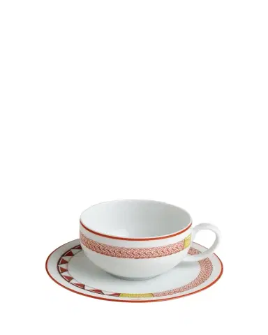 Hermes Tressages Equestres Tea Cup and Saucer | Thumbnail 1 Hermes Tressages Equestres Tea Cup and Saucer | Thumbnail 1