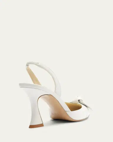 Alexandre Birman Clarita Bell Leather Bow Slingback Pumps | Thumbnail 3 Alexandre Birman Clarita Bell Leather Bow Slingback Pumps | Thumbnail 3