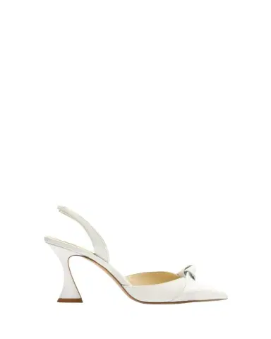 Alexandre Birman Clarita Bell Leather Bow Slingback Pumps | Thumbnail 1 Alexandre Birman Clarita Bell Leather Bow Slingback Pumps | Thumbnail 1