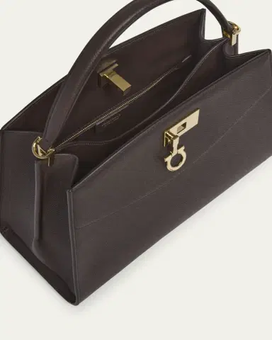 Ferragamo The New Studio Box Leather Top-Handle Bag | Thumbnail 2 Ferragamo The New Studio Box Leather Top-Handle Bag | Thumbnail 2