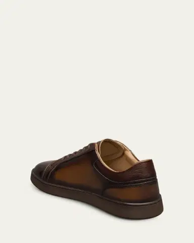 Allen Edmonds Reserve Men's Chambers Leather Cap-Toe Low-Top Sneakers | Thumbnail 4 Allen Edmonds Reserve Men's Chambers Leather Cap-Toe Low-Top Sneakers | Thumbnail 4