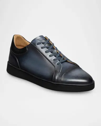 Allen Edmonds Reserve Men's Chambers Leather Cap-Toe Low-Top Sneakers | Thumbnail 5 Allen Edmonds Reserve Men's Chambers Leather Cap-Toe Low-Top Sneakers | Thumbnail 5