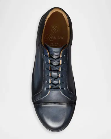 Allen Edmonds Reserve Men's Chambers Leather Cap-Toe Low-Top Sneakers | Thumbnail 7 Allen Edmonds Reserve Men's Chambers Leather Cap-Toe Low-Top Sneakers | Thumbnail 7