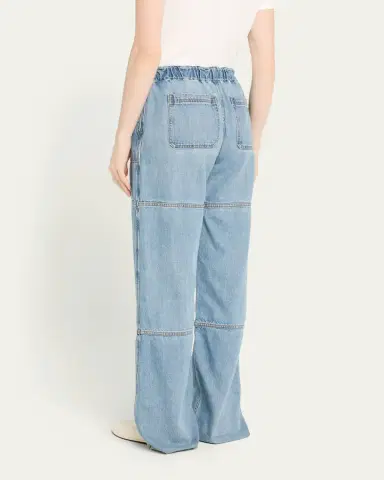 RE/DONE Denim Drawstring Beach Pants | Thumbnail 4 RE/DONE Denim Drawstring Beach Pants | Thumbnail 4