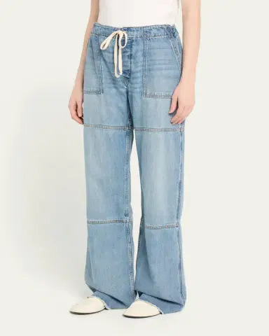 RE/DONE Denim Drawstring Beach Pants | Thumbnail 5 RE/DONE Denim Drawstring Beach Pants | Thumbnail 5