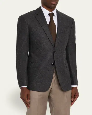 Giorgio Armani Men's Wool and Cashmere Soft Sport Coat | Thumbnail 4 Giorgio Armani Men's Wool and Cashmere Soft Sport Coat | Thumbnail 4