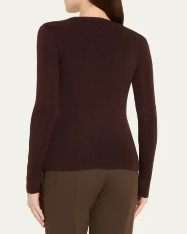 Majestic Filatures Rib Knit Merino Wool-Silk Cardigan | Thumbnail 8 Majestic Filatures Rib Knit Merino Wool-Silk Cardigan | Thumbnail 8