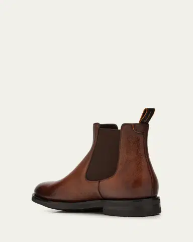 Santoni Men's Enver Casual Leather Chelsea Boots | Thumbnail 3 Santoni Men's Enver Casual Leather Chelsea Boots | Thumbnail 3