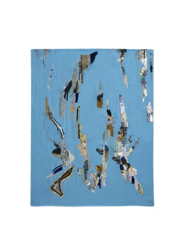 Galactic Legacy Sequin-Embroidered Merino Wool Scarf Galactic Legacy Sequin-Embroidered Merino Wool Scarf