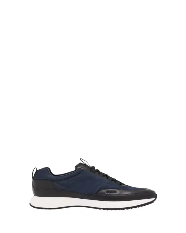 Men's Laced Stream Leather and Nylon Sneakers Men's Laced Stream Leather and Nylon Sneakers