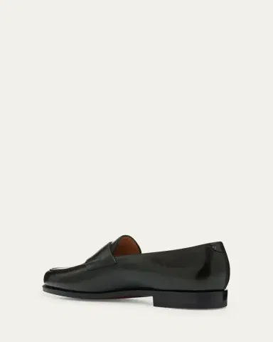 John Lobb Men's Lopez Calf Leather Penny Loafers | Thumbnail 3 John Lobb Men's Lopez Calf Leather Penny Loafers | Thumbnail 3