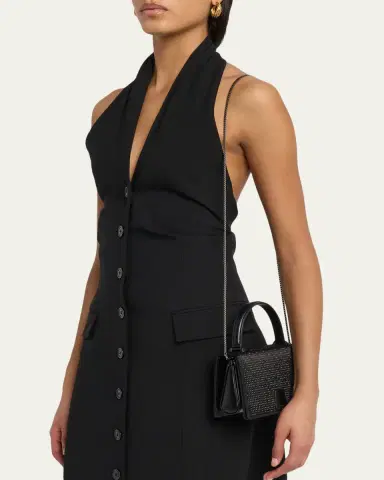 Akris Alice Mini Embellished Satin Top-Handle Bag | Thumbnail 2 Akris Alice Mini Embellished Satin Top-Handle Bag | Thumbnail 2