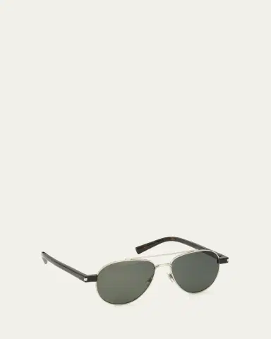 Saint Laurent Men's Sl 843-002 Double-Bridge Aviator Sunglasses | Thumbnail 3 Saint Laurent Men's Sl 843-002 Double-Bridge Aviator Sunglasses | Thumbnail 3