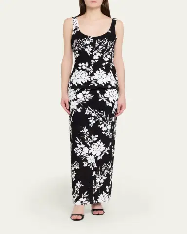 Prabal Gurung Sequin Floral Embroidered Eyelet Maxi Skirt | Thumbnail 2 Prabal Gurung Sequin Floral Embroidered Eyelet Maxi Skirt | Thumbnail 2