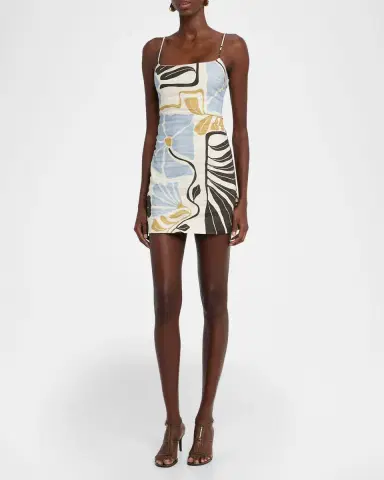 SIR. Lola Printed Mini Dress | Thumbnail 3 SIR. Lola Printed Mini Dress | Thumbnail 3