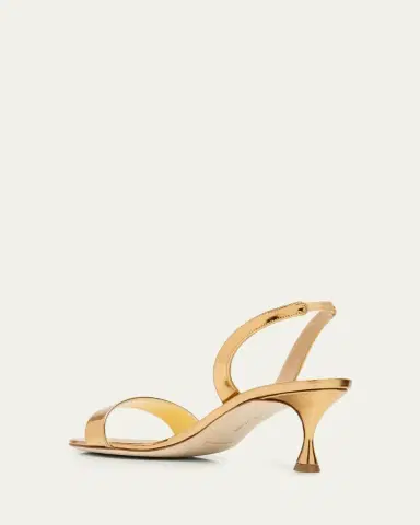 Manolo Blahnik 50mm Cupisanpla Metallic Leather Sandals | Thumbnail 4 Manolo Blahnik 50mm Cupisanpla Metallic Leather Sandals | Thumbnail 4