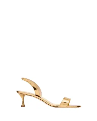 Manolo Blahnik 50mm Cupisanpla Metallic Leather Sandals | Thumbnail 1 Manolo Blahnik 50mm Cupisanpla Metallic Leather Sandals | Thumbnail 1