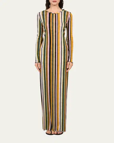 Diane von Furstenberg Arabella Reversible Multi-Print Long-Sleeve Maxi Dress | Thumbnail 2 Diane von Furstenberg Arabella Reversible Multi-Print Long-Sleeve Maxi Dress | Thumbnail 2